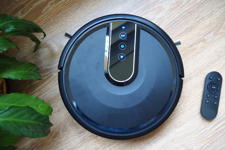 A robotic mop is a hand-free device that is more convenient than a traditional mop